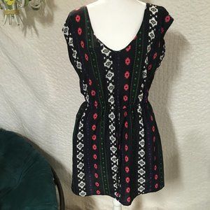 Casual summer print dress